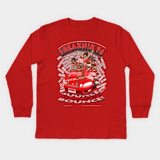 Freaknik 1996 Bounce Shawty Bounce! Red Colorway Kids Long Sleeve T-Shirt